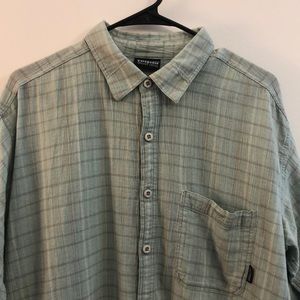 Patagonia organic cotton green SS button down